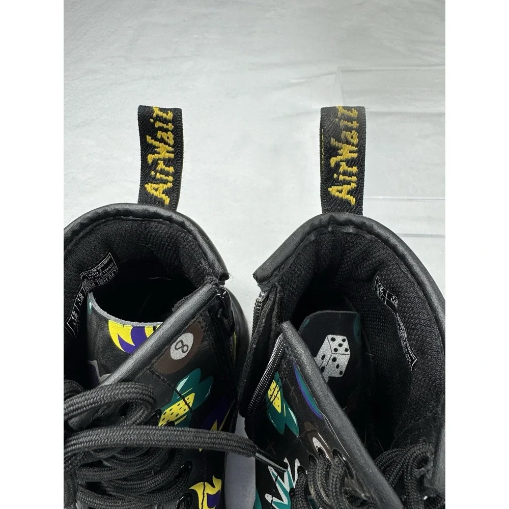 Dr Marten Junior 1460 Sticker Print Lace‎ Up Size 13